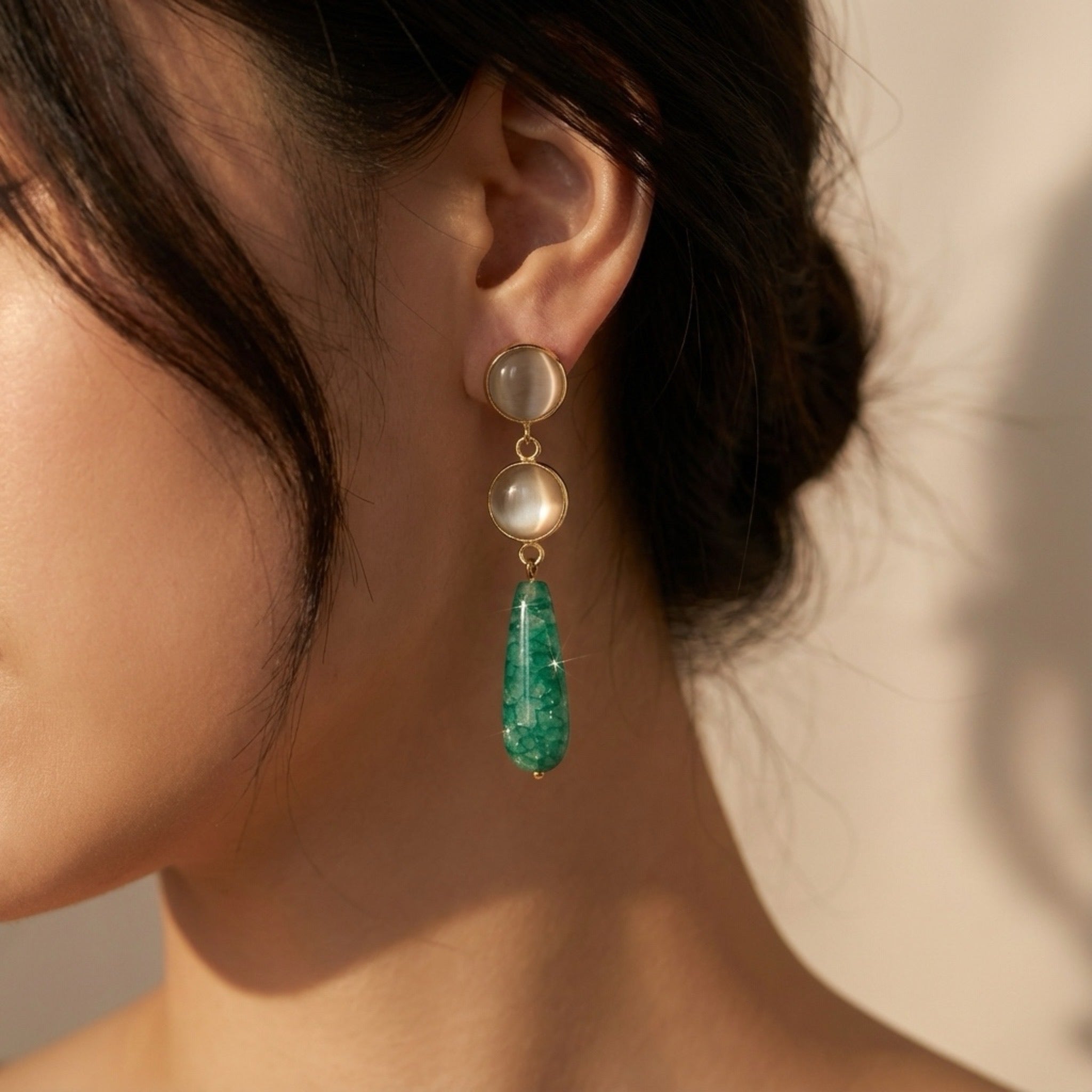 Emerald Cascade Drops