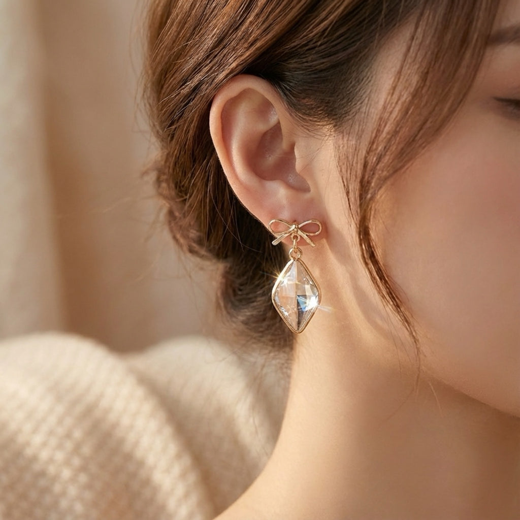 Crystal Bow Charm