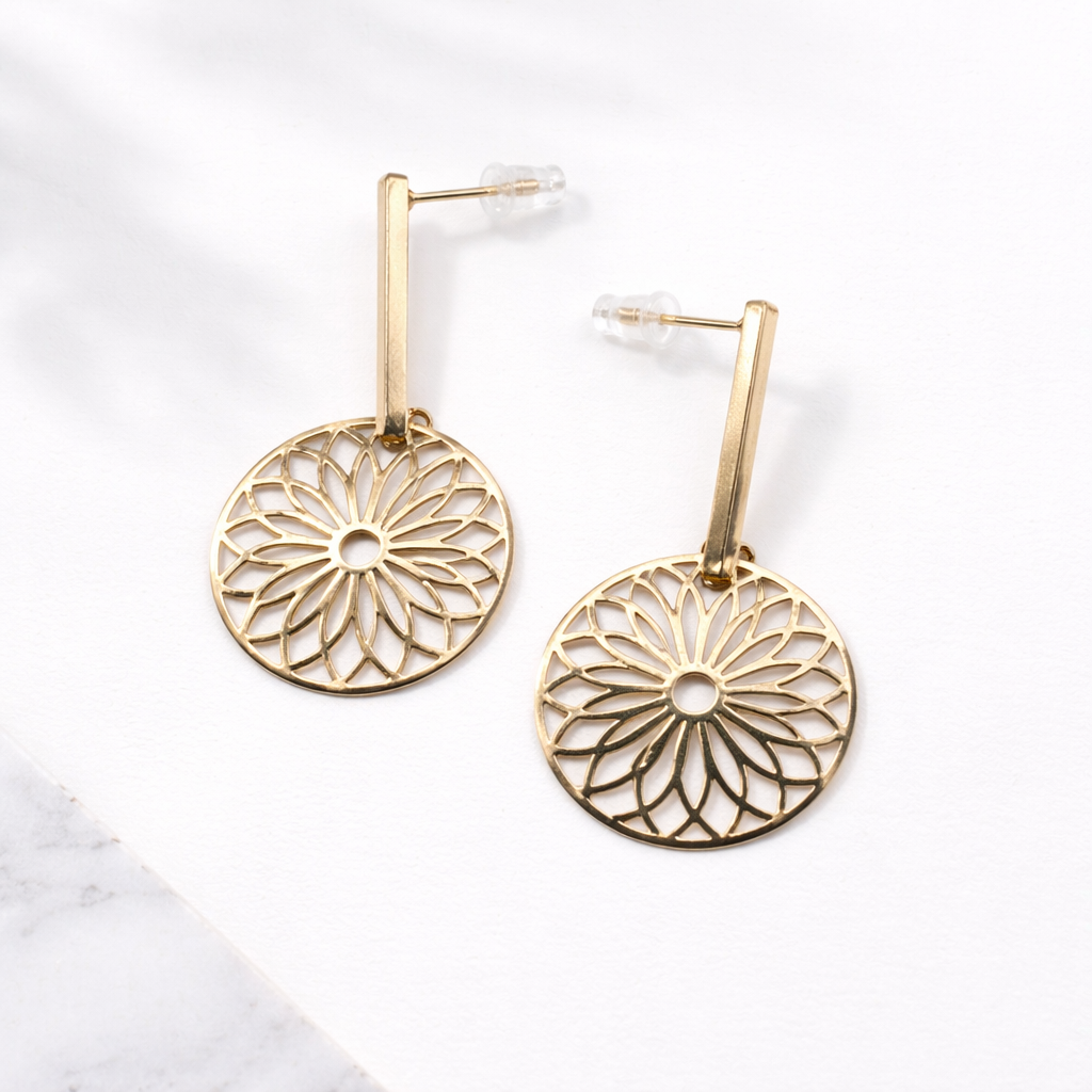 Golden Bloom Earrings