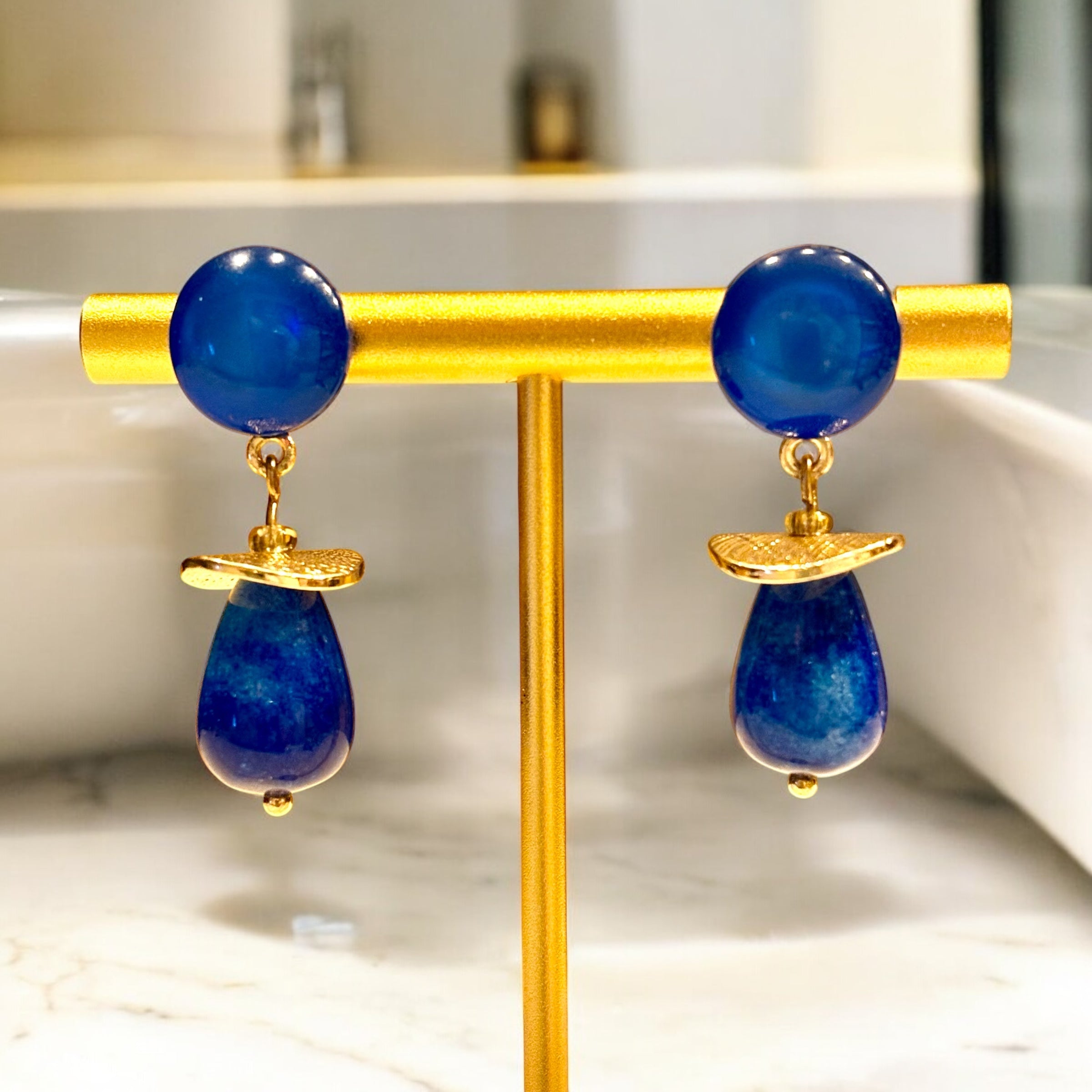 Sapphire Wave Drops